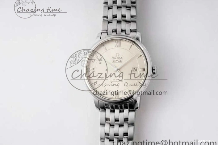 0313 Bright De Ville SS DIWF 1:1 Best Edition Silver Dial SS Markers on SS Bracelet MIYOTA 7848